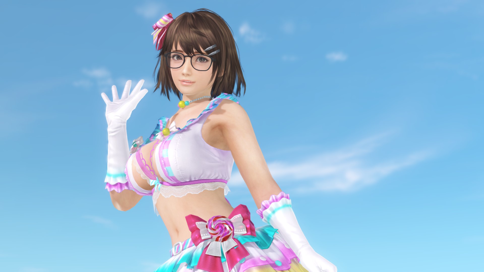 キャピキャピしたポーズも決まる、可愛さに特化したビジュアルだ