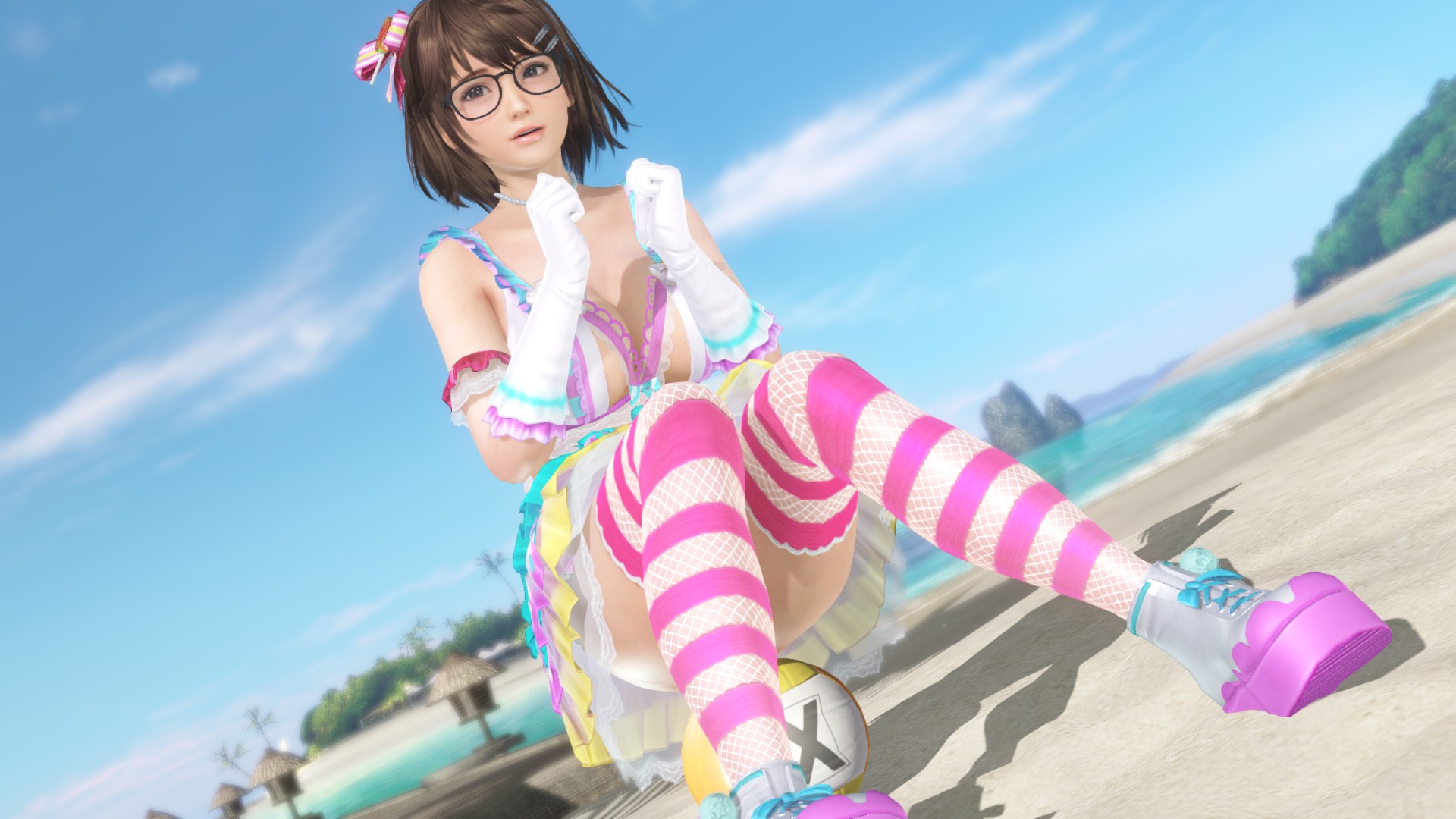 キャピキャピしたポーズも決まる、可愛さに特化したビジュアルだ