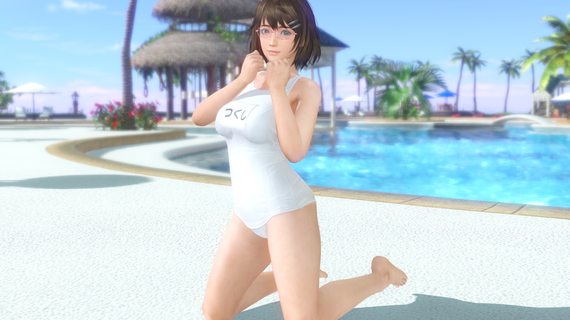 SR水着「白うさのスク水」