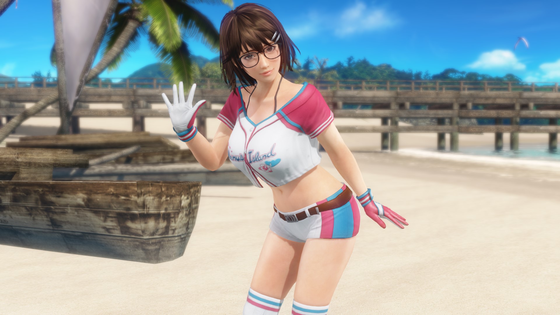 健康的なエロさが最大の魅力。運動しているポーズも様になる