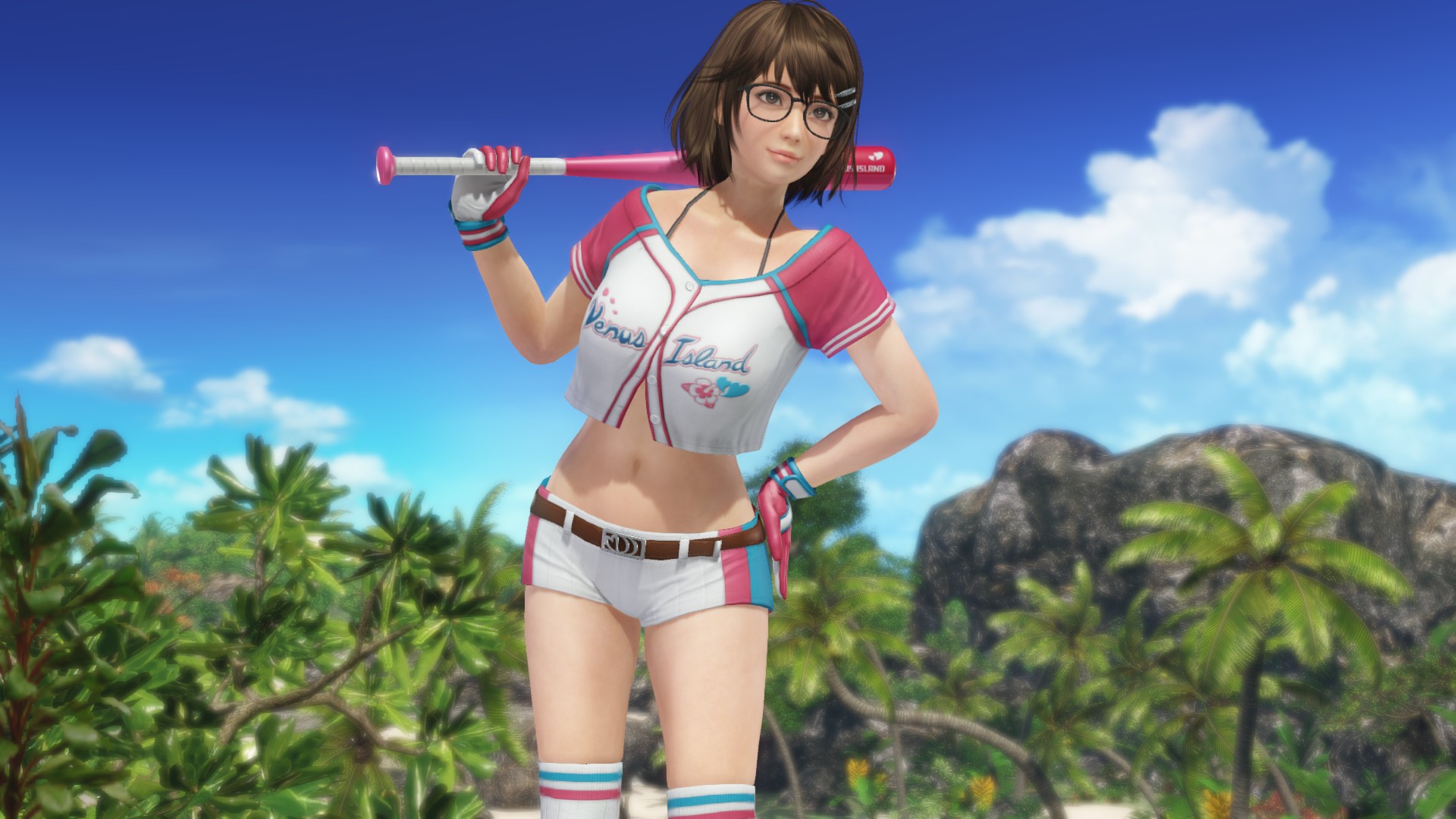 バットをスイングする姿は、陰キャとは思えないカッコ良さ