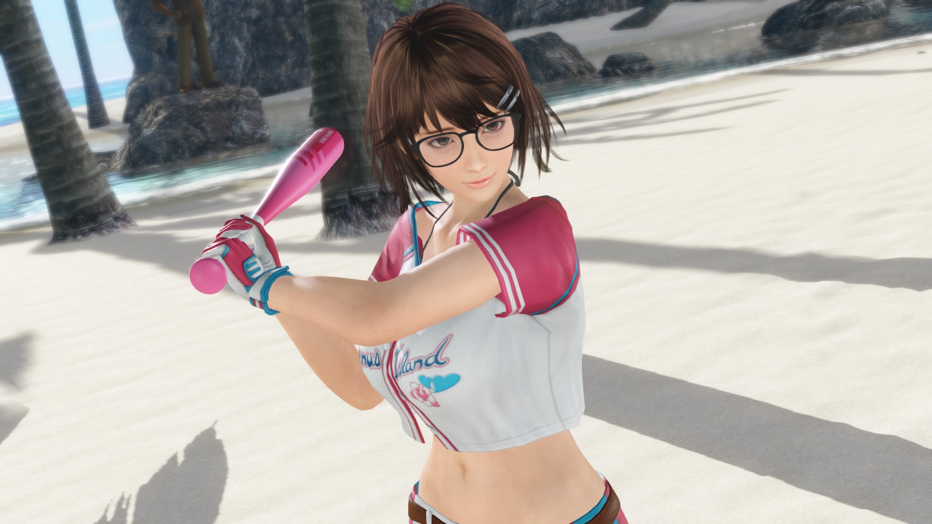 バットをスイングする姿は、陰キャとは思えないカッコ良さ