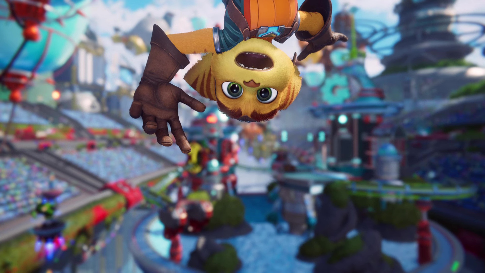 手前がクッキリ見えて奥に行くほどぼやける、被写界深度のある映像演出も見栄えがする