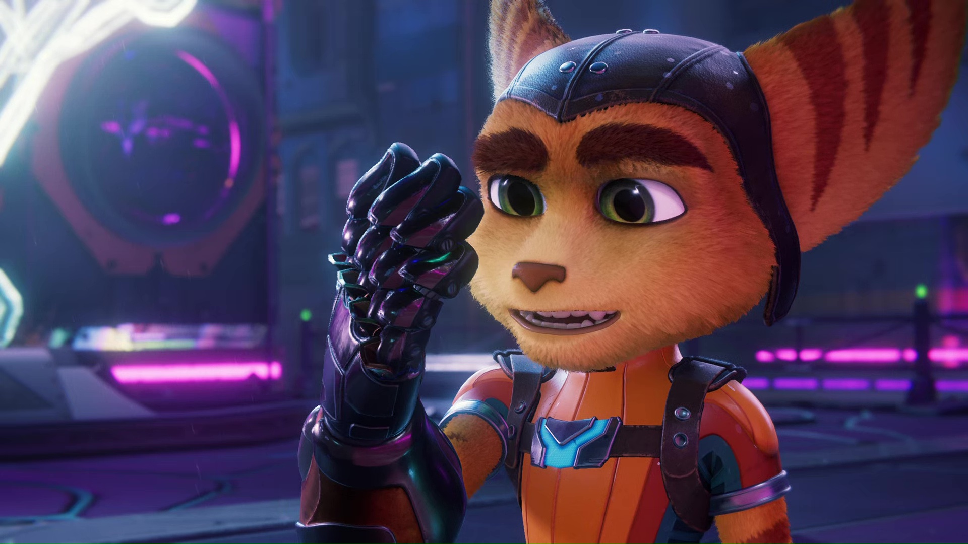 これまで以上にフサフサしているラチェットの毛並み