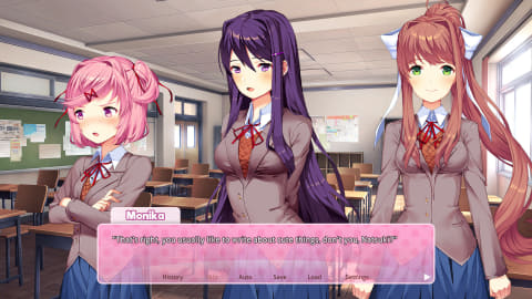 DDLCこと「ドキドキ文芸部」の新要素追加版「Doki Doki Literature Club Plus!」Steamにて予約受付中