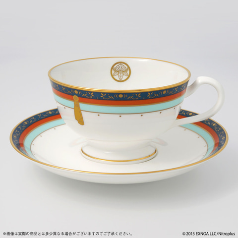 刀剣乱舞　ティーカップ＆ソーサラー　セット　Noritake　鶴丸国永 刀剣乱舞-ONLINE-」と高級陶磁器メーカー ノリタケコラボの第2弾