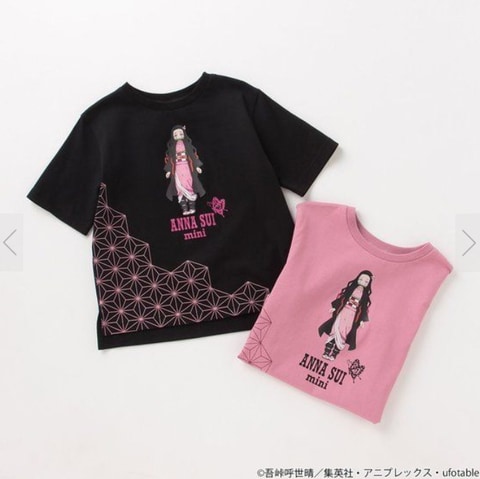鬼滅の刃」×「ANNA SUI」コラボTシャツが再販。バンコレ！にて予約受付 