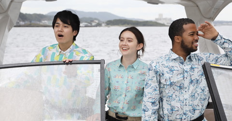 ポケモンシャツ　ポケモン　original stitch カイオーガ 廃盤 ポケモンシャツ Original Stitch カイオーガ 総柄 長袖 - メルカリ