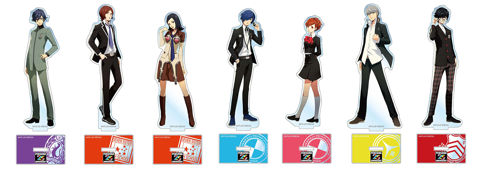 主人公アクリルスタンド7種 価格：各1,650円(税込)