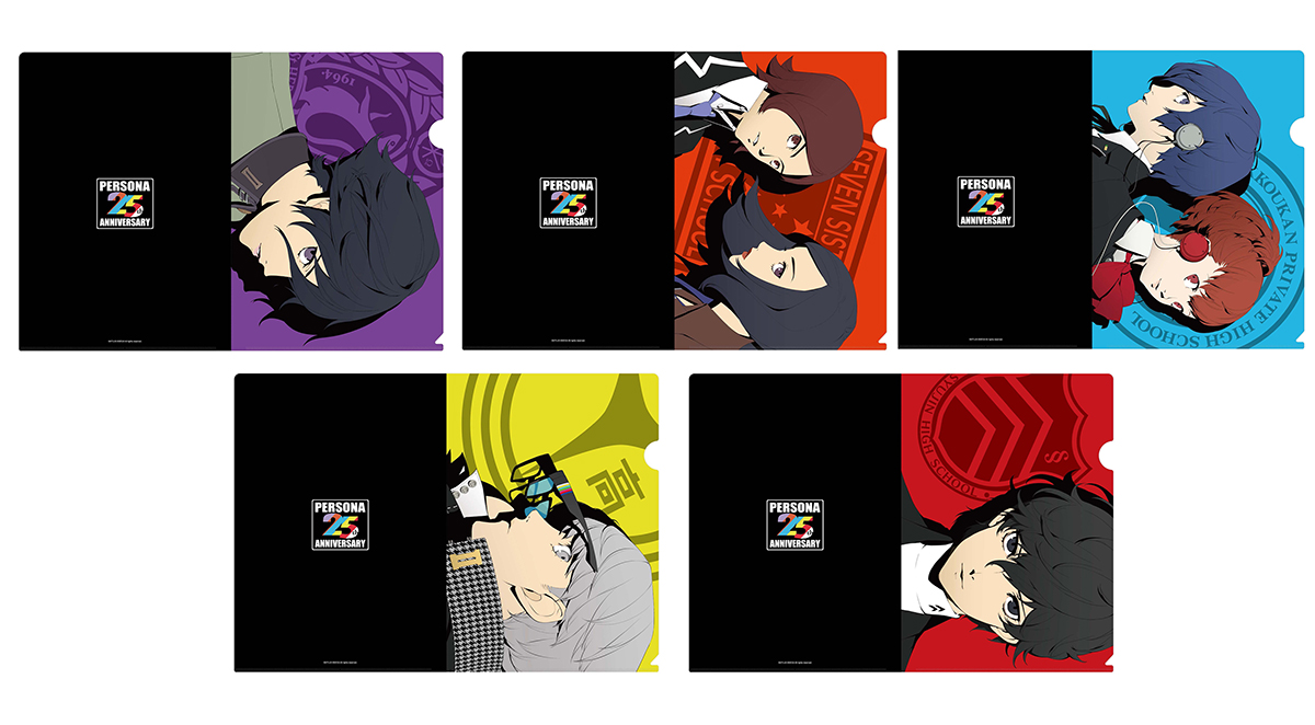 主人公クリアファイル5種セット 価格：2,200円(税込)