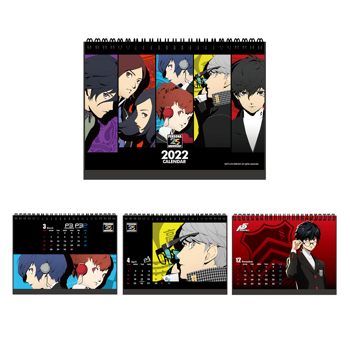 P25th 2022年卓上カレンダー 価格：1,650円(税込)