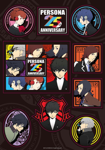 【新品未開封】ペルソナ 25th ホログラム缶バッジ P3 P4 P5 主人公 ペルソナ』25周年記念グッズに付属する数量限定缶バッジの