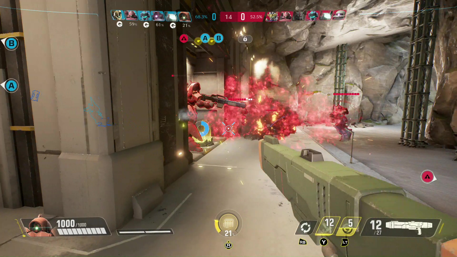 炎の壁を作り出すナパーム弾。炎には自らもダメージを受けてしまうので使いどころに注意