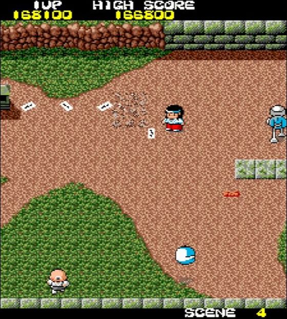 画面の左下にいるのが「いちどう」。発見したら急いで倒すこと！