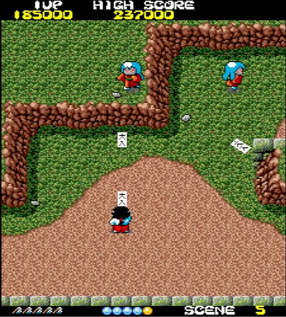 放っておくと、どんどん弾を撃ってくる「よねばあ」