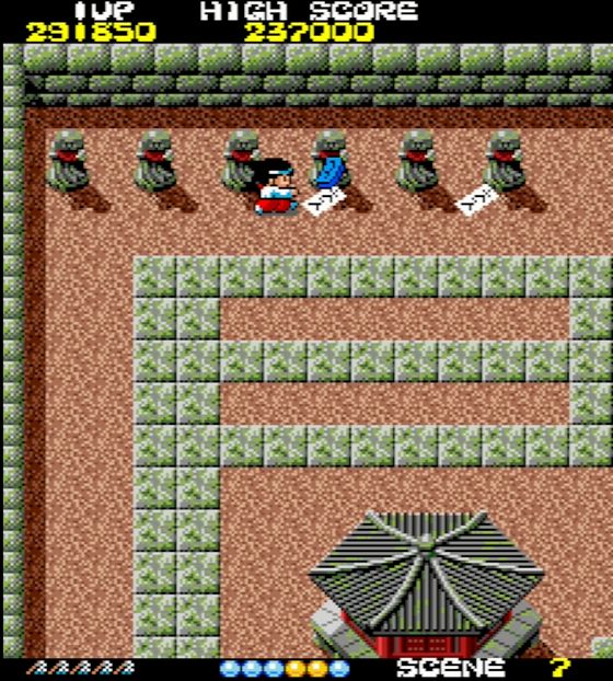 黄色の御札と、二重の御札が立て続けに取れる重要ポイント。直前にミスをした場合はここで復活させよう