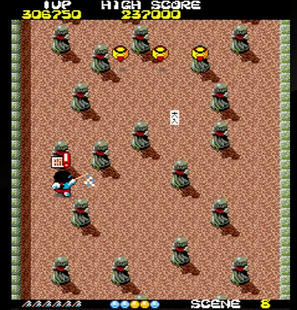 クリアに必要な3つの巻物の出現ポイント。左、中央、右の順に出現することを覚えておこう