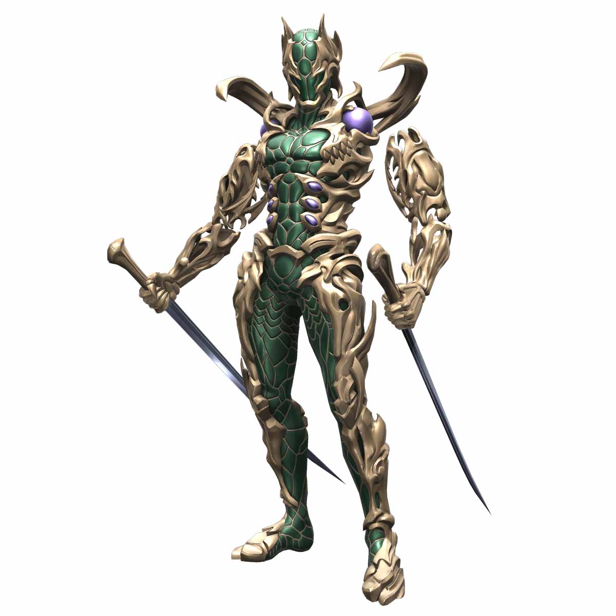 緻密に描かれたイラストを完全再現した3Dモデル。カッコ良すぎる！