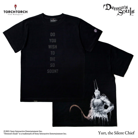 黄衣の翁Tシャツで今日はボス気分！ 「TORCH TORCH」×「Demon's Souls