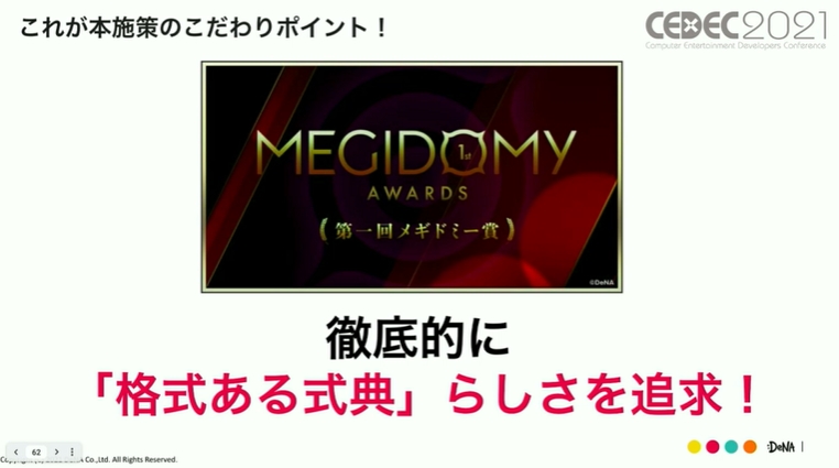 複数のノミネートPVや3D空間における演出を取り入れ注目度を高める