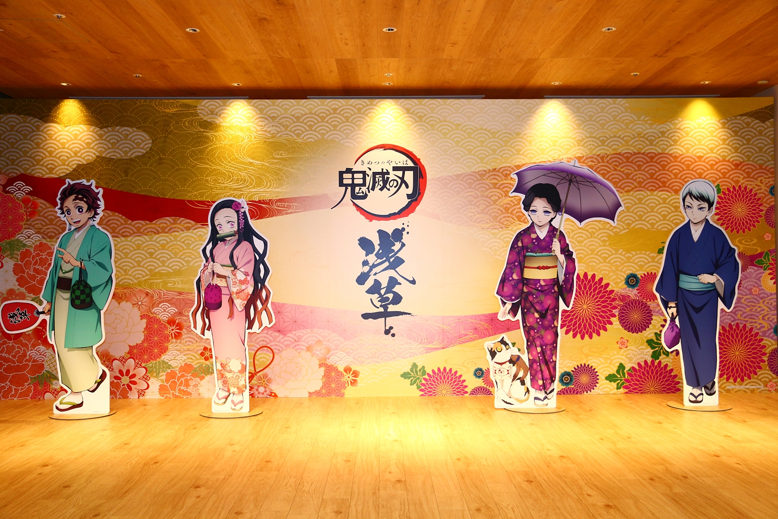 入り口すぐのフォトスポット。“あの方”がいない!?