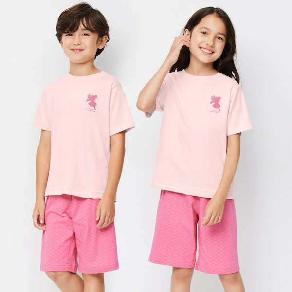 「KIDS（男女兼用）ラウンジセット（半袖）Demon Slayer 3」 セール価格：590円（税込）