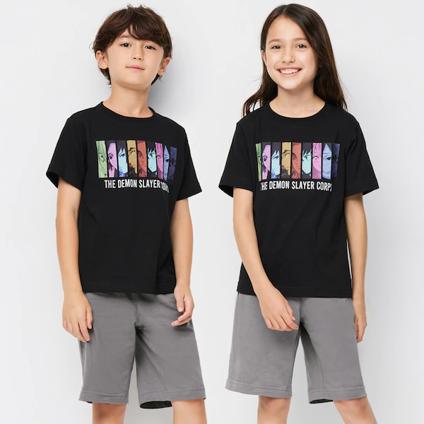 「KIDS（男女兼用）ラウンジセット（半袖）Demon Slayer 1」 セール価格：590円（税込）