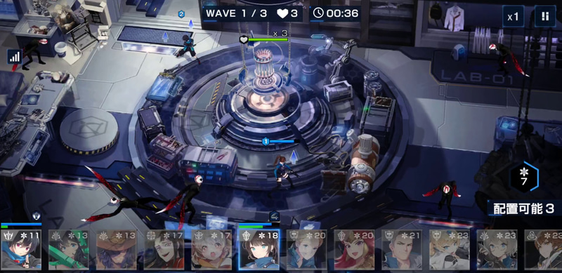 ストライカーのナオコとアサルトのシノブで戦うと安心感があった