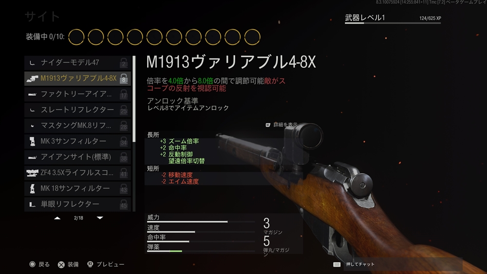 武器をカスタムできるガンスミスも実装