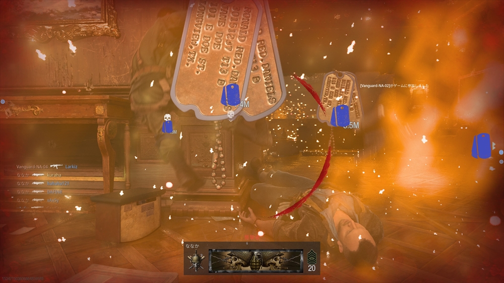 発砲時に飛び出る薬莢や、硝煙、銃の光の反射など、細かいところまで表現されたグラフィックスがリアルな戦場を引き立てている