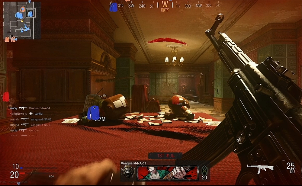 特に屋内での戦闘が主となる「Hotel Royal」での戦闘では、マップのいたるところが破壊されていた