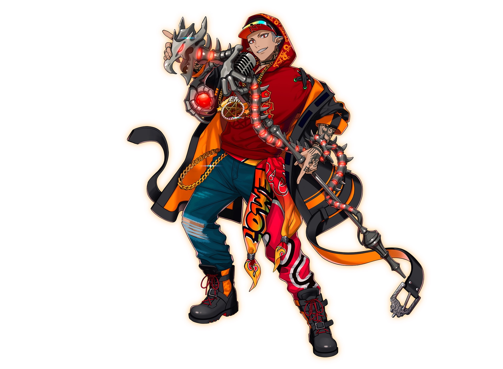 江燃衣（エモイ）：火の国を支配するヒップホッパー。音楽をこよなく愛し、その歌で人々を魅了し攻撃する。過激でアウトローな性格をしているが、子供やお年寄りには優しい一面を持つ