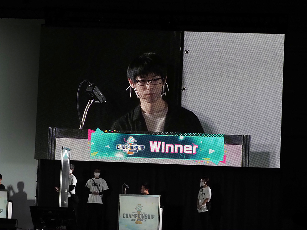 フルコンボとAPを決めて、決勝進出を決めた「たくあん」選手