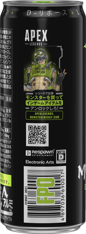 モンスターエナジー、「Apex Legends」とのコラボキャンペーンを本日