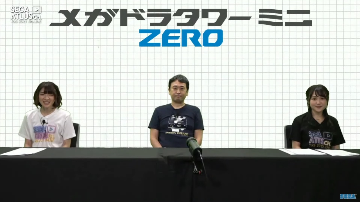 左からセガ社員MCのかんちゃんさん、セガのプロデューサー 奥成洋輔氏、セガ社員MCのくのさん