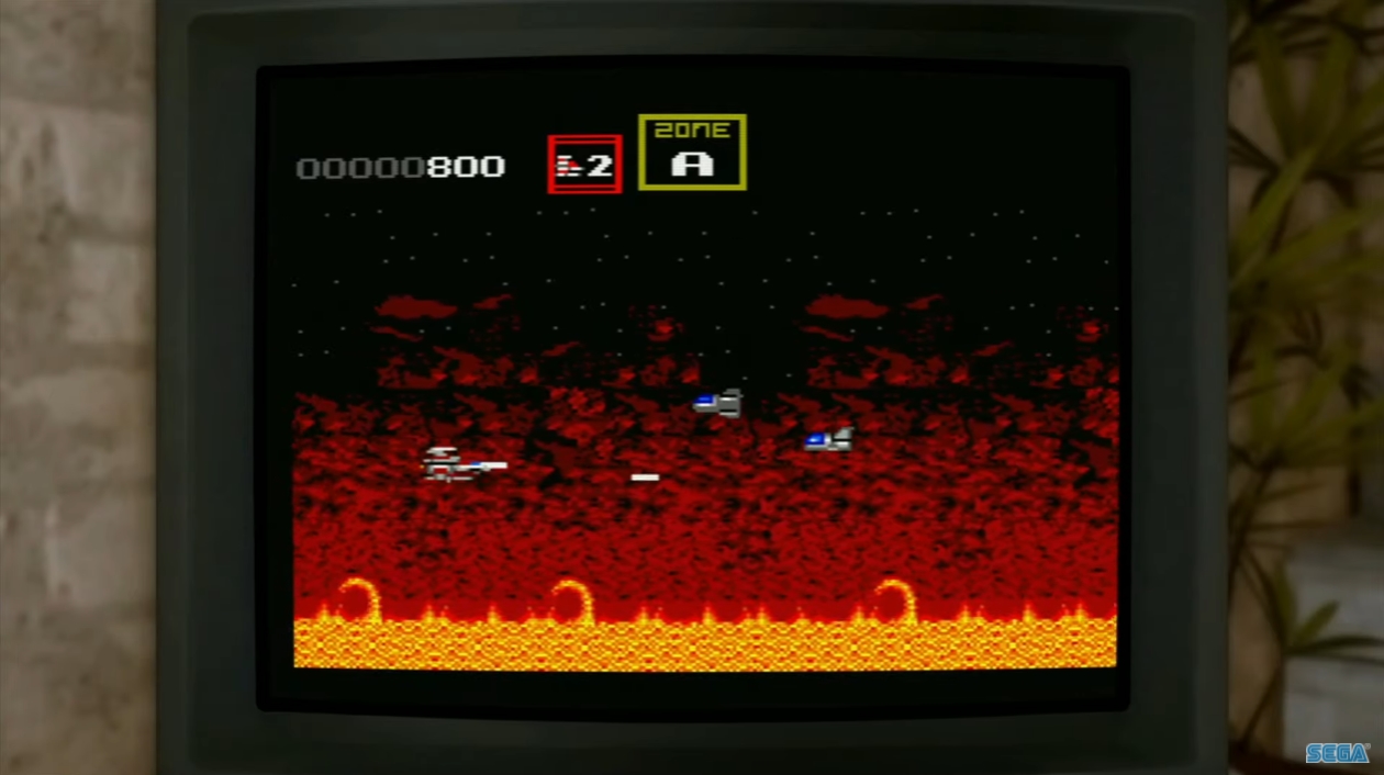 タイトーのタイトルである「ダライアスII」も収録