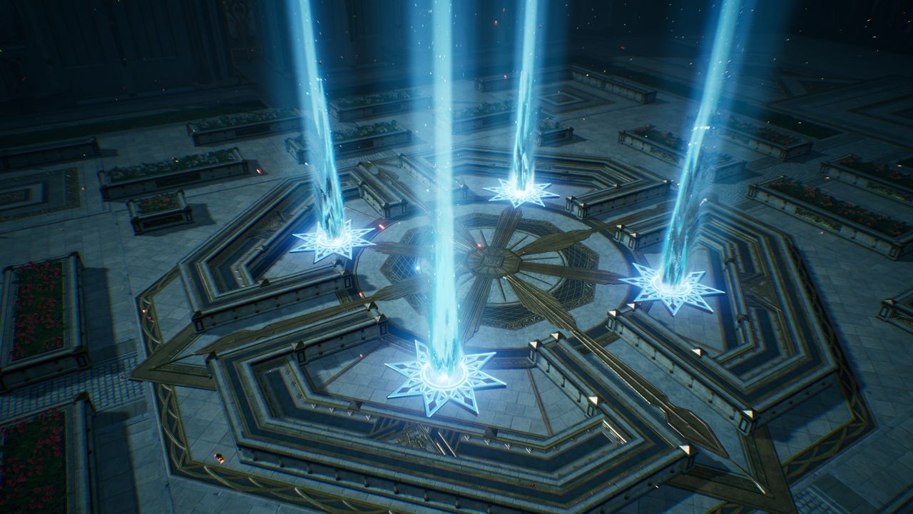 まずは外城門を突破し、広場にある守護石を破壊、その後出現するゲートで内城に入り、玉座に刻印をする。それぞれのポイントでどう守るか、どう突破するかが鍵になる