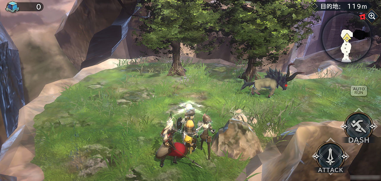 シンボルエンカウント形式で、フィールド上に魔物が徘徊している