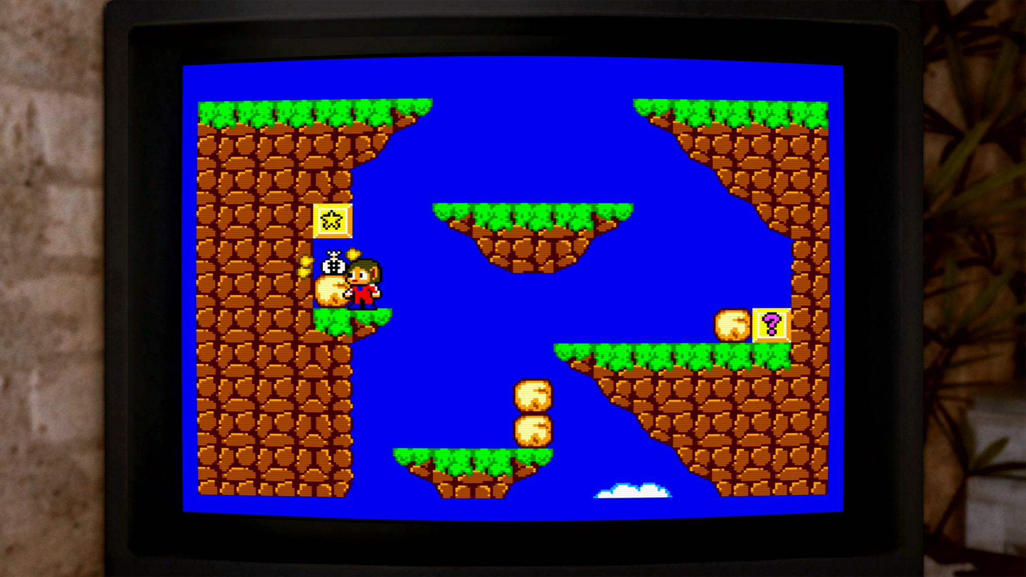 八神探偵事務所内でマスターシステムのゲームを遊ぼう