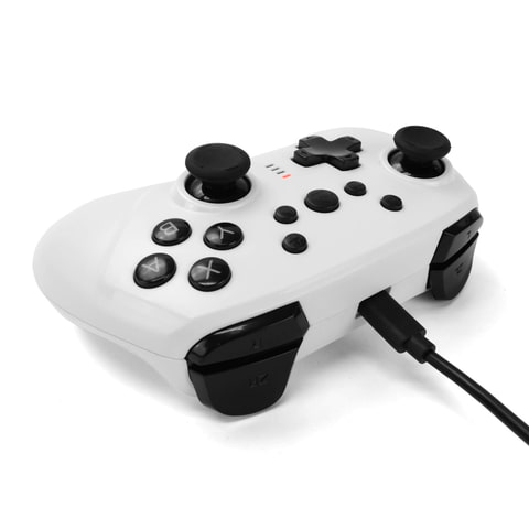 Nintendo Switch コントローラー ホワイト/ブラック ゲームテック、Switch用ワイヤレスコントローラ3種の新色ホワイトを10