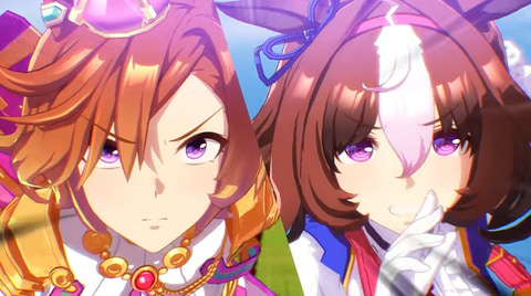 ウマ娘　テイエムオペラオー　メイショウドトウ オペラオーとドトウが競う！ 「ウマ娘」のTVCM「Rivals テイエム