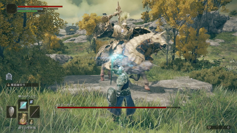 恐らく大半のプレーヤーが最初に出会うボス。開始地点からすぐの辺りをゆっくりと周回しているため、見つからないようにすれば戦わずに済む