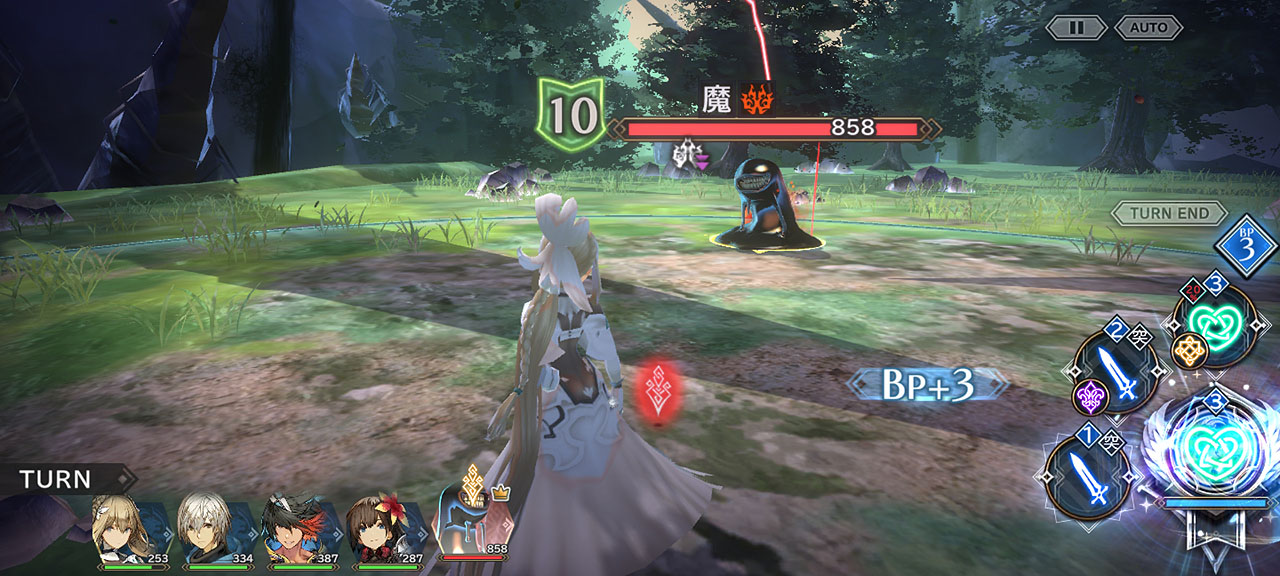 この場合、10回攻撃することでシールドを破壊できる