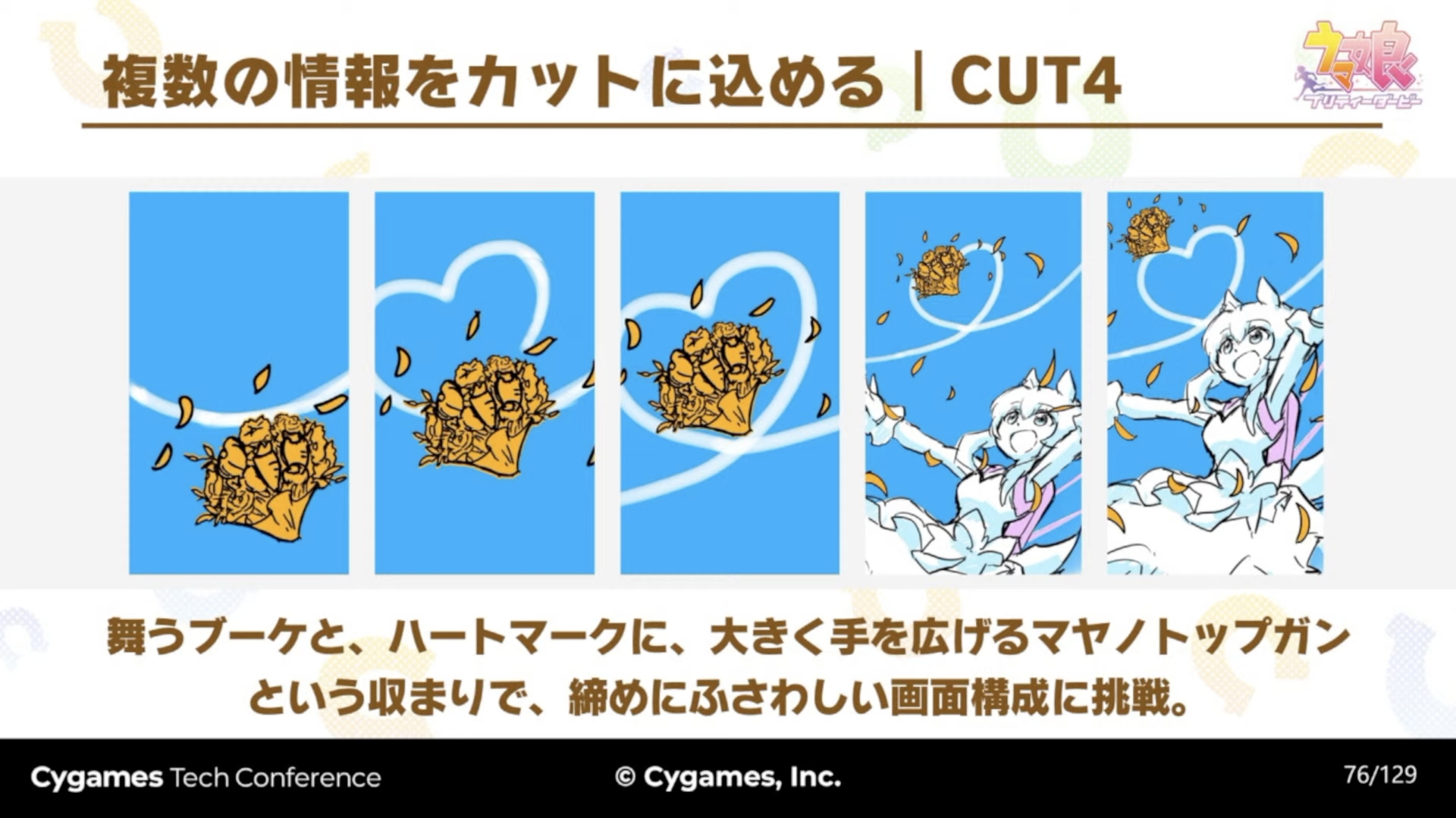 舞う花びらは、顔や小物にかぶらない丁度いい位置に配置