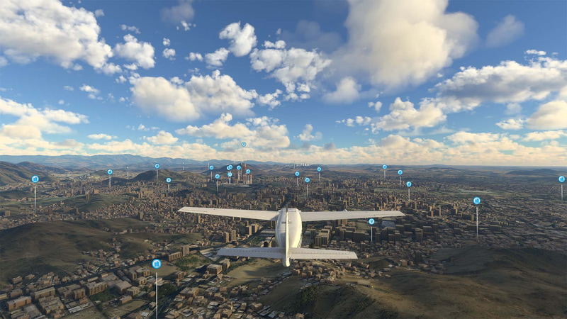 有名なメッカ。独特な雰囲気の中を飛ぶ