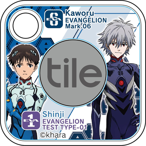 忘れ物防止タグの「Tile」がエヴァとコラボ！ 限定デザイン全4種を本日