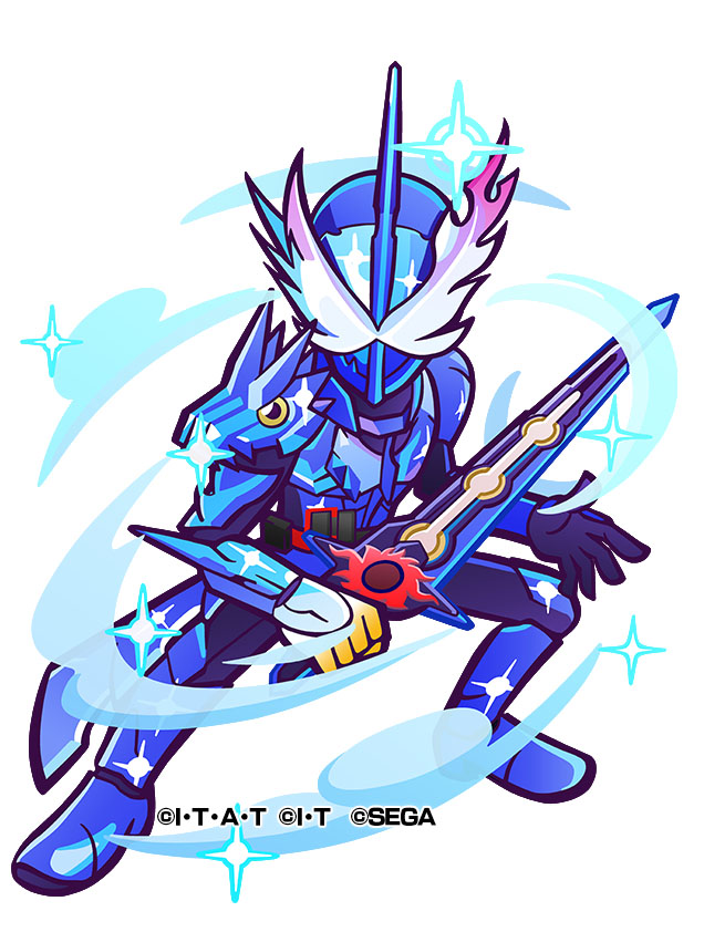 スタメンの主属性が5の場合、味方全体の攻撃力と体力の強化とスキルターンの短縮が行なえる拡張性の高いリーダースキルを持つ「仮面ライダーセイバー」。★7にへんしんすると全ての聖剣の力を駆使する最終フォーム「仮面ライダークロスセイバー」へと姿を変え、リーダースキルも設定的によりマッチした感じになっている