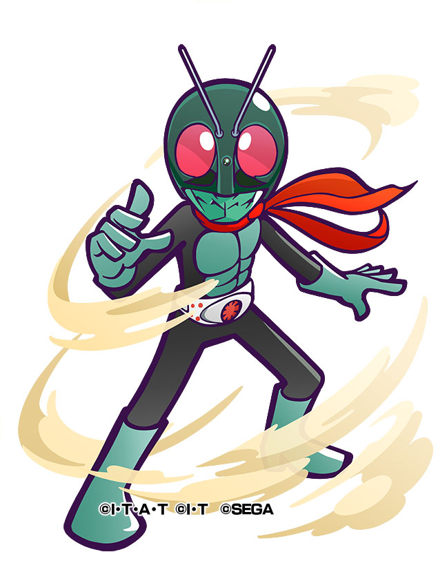 相手単体を「混乱」と「脱力」状態にできるスキルを持った元祖仮面ライダーの「仮面ライダー 1号」。平成・令和ライダーに混ざって堂々の参戦となり、世のオジサマ世代にも刺さるコラボレーションとなるだろう