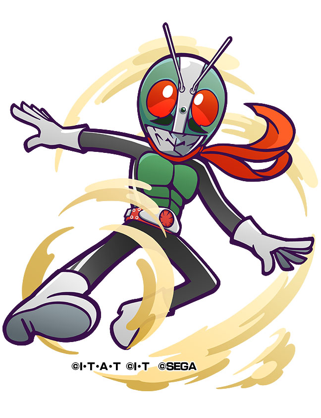 相手単体を「混乱」と「脱力」状態にできるスキルを持った元祖仮面ライダーの「仮面ライダー 1号」。平成・令和ライダーに混ざって堂々の参戦となり、世のオジサマ世代にも刺さるコラボレーションとなるだろう