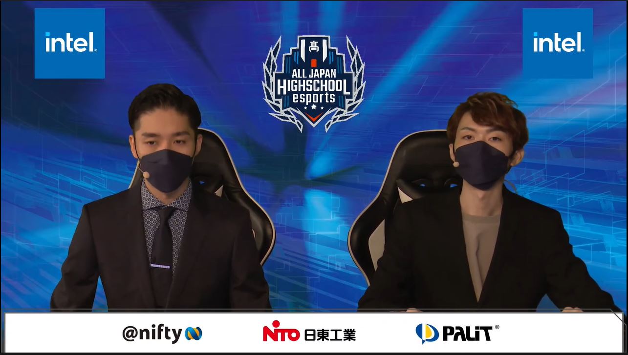 実況解説を務めた岸大河氏（左）、KilluA氏（右）